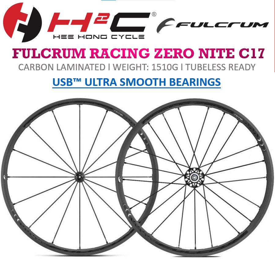 FULCRUM RACING ZERO NITE C17 RIM BRAKE WHEELSET